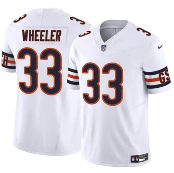 Chicago Bears #33 Ian Wheeler White 2023 F.U.S.E. Vapor Stitched Jersey