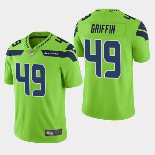 Seahawks #49 Shaquem Griffin Green Stitched Jersey