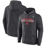 Arizona Diamondbacks Heather Charcoal 2023 National League Champions Locker Room Pullover Hoodie