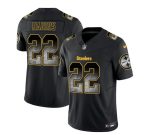 Pittsburgh Steelers #22 Najee Harris Black 2023 F.U.S.E. Smoke Vapor Untouchable Limited Stitched Jersey