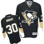 Penguins #30 Matt Murray Black Home Stitched Jersey