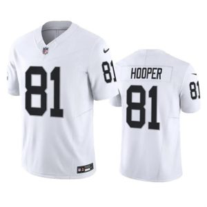 Las Vegas Raiders #81 Austin Hooper White 2023 F.U.S.E. Stitched Jersey