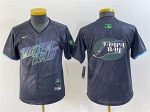 Tampa Bay Rays Team Big Logo Charcoal 2024 City Connect Limited Stitched Jersey