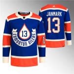 Edmonton Oilers #13 Mattias Janmark 2023 Royal Heritage Classic Primegreen Stitched Jersey