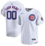 Chicago Cubs Custom White 2024 Home Limited Stitched Jersey