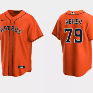 Houston Astros #79 Jos¨¦ Abreu Orange Cool Base Stitched Jersey