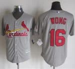 Cardinals #16 Kolten Wong Grey New Cool Base Stitched Jersey