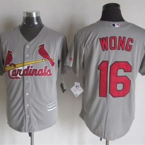 Cardinals #16 Kolten Wong Grey New Cool Base Stitched Jersey