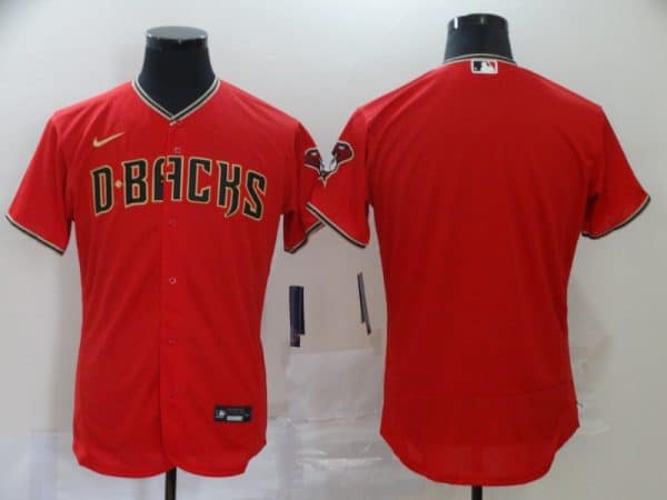 Arizona Diamondbacks Red Flex Base Stitched Jersey