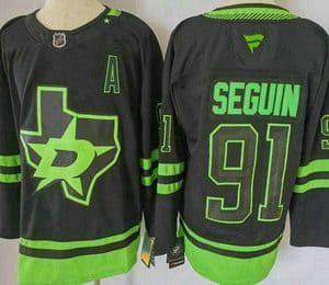 Dallas Stars #91 Tyler Seguin Black Alternate Authentic Jersey