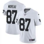 Las Vegas Raiders #87 Foster Moreau White Vapor Untouchable Limited Stitched Jersey
