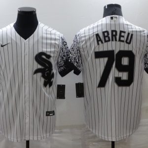 Chicago White Sox #79 Jose Abreu White City Connect Cool Base Stitched Jersey