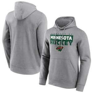 Minnesota Wild Gray Gain Ground Hoodie