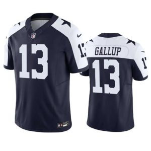 Dallas Cowboys #13 Michael Gallup Navy 2023 F.U.S.E. Vapor Limited Stitched Jersey