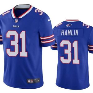 Buffalo Bills #31 Damar Hamlin Blue Vapor Untouchable Limited Stitched Jersey