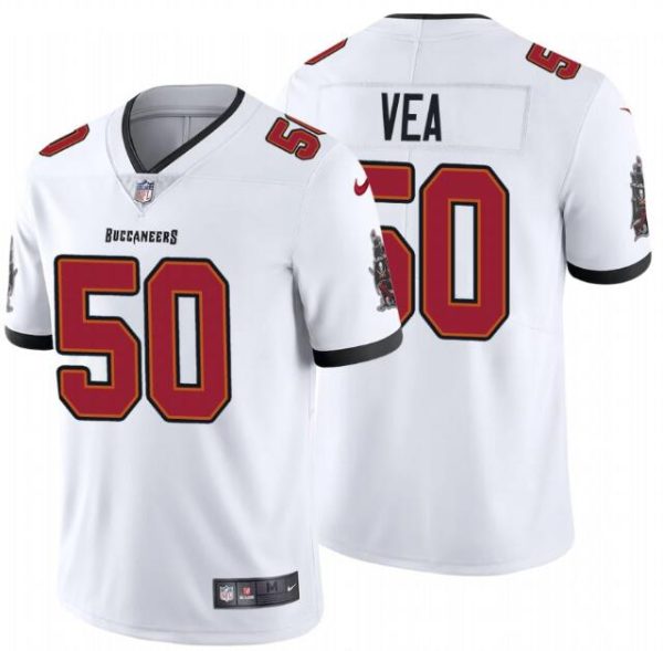 Tampa Bay Buccaneers #50 Vita Vea 2020 White Vapor Untouchable Limited Stitched Jersey