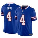 Buffalo Bills #4 James Cook Blue 2023 F.U.S.E. Vapor Untouchable Limited Stitched Jersey