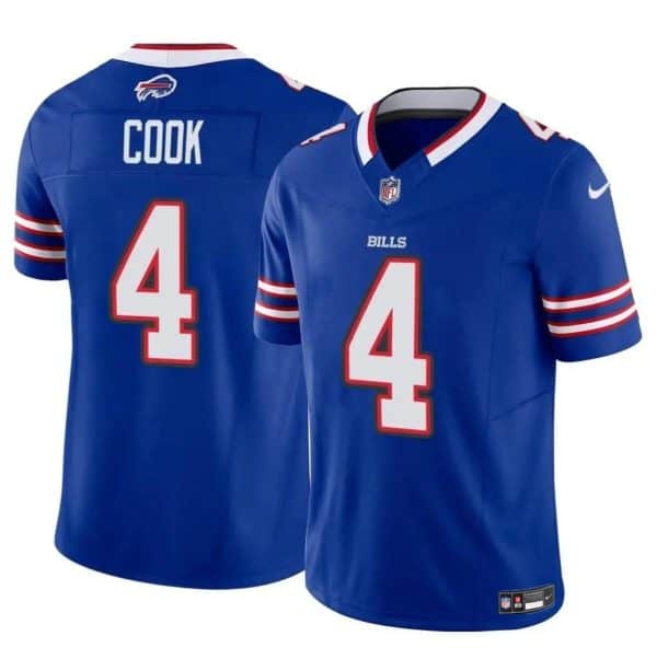Buffalo Bills #4 James Cook Blue 2023 F.U.S.E. Vapor Untouchable Limited Stitched Jersey