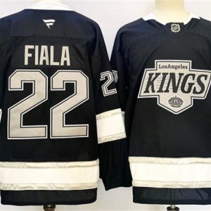 Los Angeles Kings #22 Kevin Fiala Black 2024-25 Home Stitched Jersey