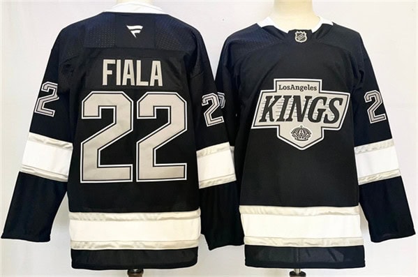 Los Angeles Kings #22 Kevin Fiala Black 2024-25 Home Stitched Jersey