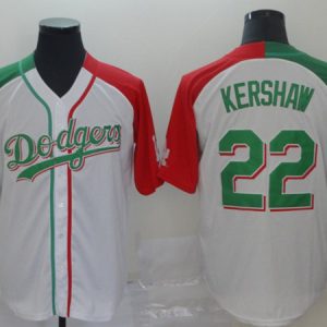 Los Angeles Dodgers #22 Clayton Kershaw Mexican Heritage Culture Night Jersey