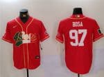 San Francisco 49ers #97 Nick Bosa Red Mexico With Patch Stitched Jersey