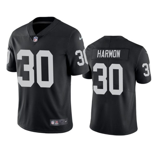 Las Vegas Raiders #30 Duron Harmon Black Vapor Untouchable Limited Stitched Jersey