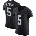 Las Vegas Raiders #5 Divine Deablo Black Vapor Untouchable Limited Stitched Jersey