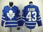 Maple Leafs #43 Nazem Kadri Stitched Blue Jersey