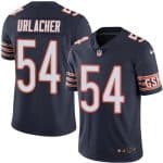 Bears #54 Brian Urlacher Navy Blue Stitched Limited Rush Nike Jersey