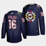 Minnesota Wild #16 Rem Pitlick 2021 22 Navy Native American Heritage Day Stitched Jersey