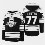 Los Angeles Kings #77 Jeff Carter Black Ageless Must-Have Lace-Up Pullover Hoodie
