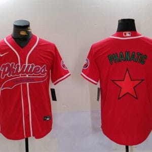Philadelphia Phillies Phanatic Red Cool Base Stitched Jersey