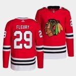 Chicago Blackhawks #29 Marc-Andre Fleury Red Stitched Jersey