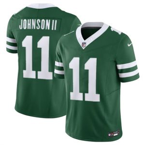 New York Jets #11 Jermaine Johnson Green 2023 F.U.S.E Throwback Limited Stitched Jersey