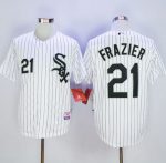 White Sox #21 Todd Frazier White Cool Base Stitched Jersey