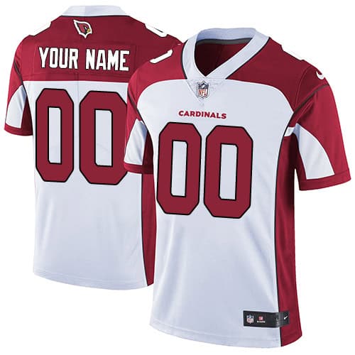 Arizona Cardinals Customized White Vapor Untouchable Limited Stitched Jersey