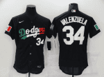 Los Angeles Dodgers Active Player Custom Black Cool Base Stitched Baseball Jersey