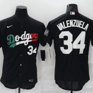 Los Angeles Dodgers Active Player Custom Black Cool Base Stitched Baseball Jersey