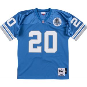 Detroit Lions #20 Barry Sanders Blue Stitched Jersey