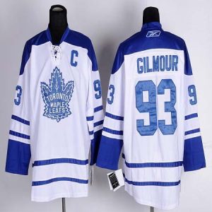 Maple Leafs #93 Doug Gilmour White Third Stitched Jersey