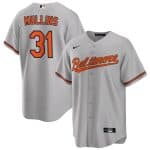 Baltimore Orioles #31 Cedric Mullins Gray Cool Base Stitched Jersey