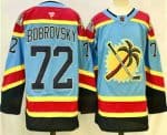 Florida Panthers #72 Sergei Bobrovsky Blue 2024 Reverse Retro Stitched Jersey