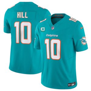 Miami Dolphins #10 Tyreek Hill Aqua 2023 F.U.S.E With 2-Star C Patch Vapor Limited Stitched Jersey