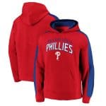 Philadelphia Phillies Red Game Time Arch Pullover Hoodie Pullover Hoodie