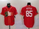 San Francisco 49ers #85 George Kittle Red Mexico With Patch Stitched Jersey
