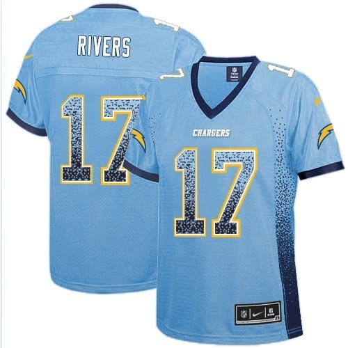 Los Angeles Chargers #17 Philip Rivers Drift Fashion Color Rush Stitched Jersey