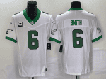 Philadelphia Eagles #6 DeVonta Smith White 2023 F.U.S.E. With C Patch Vapor Untouchable Stitched Jersey