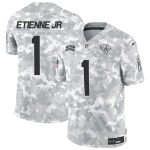 Jacksonville Jaguars #1 Travis Etienne Jr. Arctic Camo 2024 F.U.S.E. Salute To Service Limited Stitched Jersey