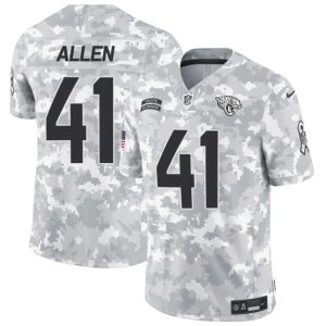 Jacksonville Jaguars #41 Josh Hines-Allen Arctic Camo 2024 F.U.S.E. Salute To Service Limited Stitched Jersey
